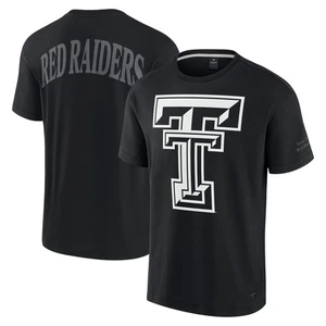 Men's Fanatics Black Texas Tech Red Raiders Iconic T-Shirt - Picture 1 of 3