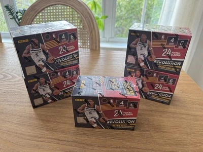 2024-25 Panini Revolution NBA Basketball Blaster Boxes KABOOM HUNT 5 Boxes New - Image 1 of 4