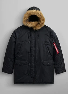 PARKA ALPHA INDUSTRIES PARA HOMBRE ALPHA N-3B (PATRIMONIO) - NUEVA CON ETIQUETAS ORIGINAL $250 - X-GRANDE Foto 1 de 4