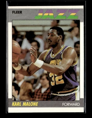 1987-88 Fleer #68 Karl Malone - Image 1 of 2