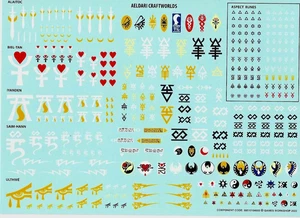Warhammer 40k Aeldari Craftworlds- TRANSFER SHEET - - Picture 1 of 1