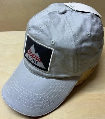 Nuevo con etiquetas Sombrero Coors Gris Claro The Silver Bullet Beer Cap Ajustable Miller 2015 OSFM Foto 1 de 4