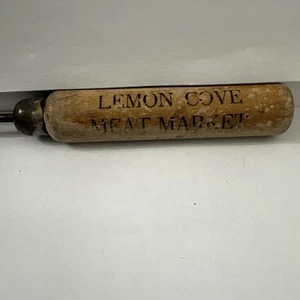 Ice Pick 8" Lemon Cove Meat Market Rare Vintage Southern Ice Wooden Handle - Picture 1 of 10