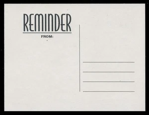 SCOTT #CVUX4-08, UPSS # PB3a2, VARIETY PSE102 - REMINDER - NO STAMP - Picture 1 of 3