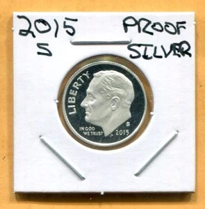 Gem 2015-S Proof Cameo Silver Roosevelt Dime - Free Shipping - Picture 1 of 4