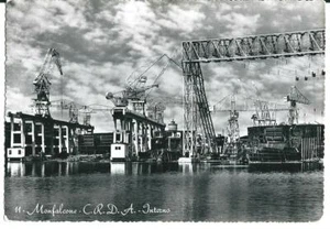 go 085 1950s MONFALCONE (Gorizia) C.R.D.A. Internal-non VG Ed. Brescia Trieste - Picture 1 of 1