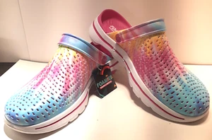 Skechers Foamies Ultra Go GOwalk Washable Rainbow Clogs - Pride Women’s Size 11 - Picture 1 of 7