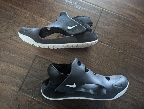 Sandali neri da esterno Nike (taglia giovane 3Y) scarpe da gioco acqua unisex