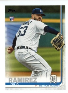 2019 Topps UPDATE   #US67 (RC) NICK RAMIREZ  DETROIT TIGERS QTY