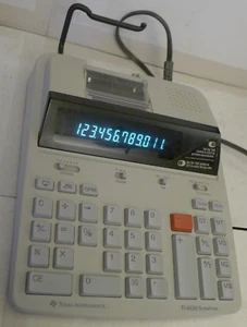 Texas Instruments TI-8630 SuperView elektronischer Taschenrechner mit Netzkabel - GETESTET - Bild 1 von 12