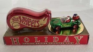 1996 Hot Wheels Mattel Holiday Special Edition Collector Red Case- Christmas - Picture 1 of 10