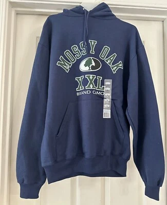 Vintage Mossy Oak Field Staff Men’s Medium Hooded Sweatshirt Brand Camo NWT - Image 1 of 4