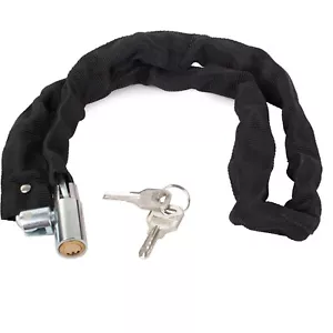 Cavo Sicurezza Antifurto Lucchetto Catena per Bici Bicicletta da Moto Scooter - Foto 1 di 8