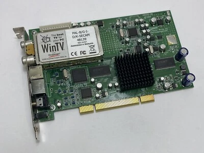 Hauppauge 480000-08 WinTV PAL-B/G-I-D/K-SECAM 48139 REV K257 PCI TV Card - Image 1 of 4