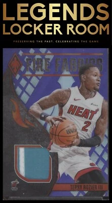 2023-24 Panini Phoenix #FF-TER Terry Rozier III Fire Fabrics Purple - Image 1 of 2