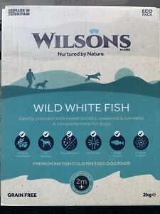Wilsons - Hypoallergenic Dry Dog Food - Cold Pressed - Wild White Fish - 2kg