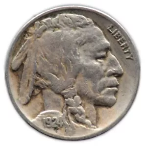 5 CENTS 1924 ETATS UNIS / USA - Buffalo nickel - Picture 1 of 2