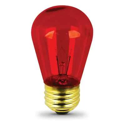 Box 20 11W S14 Transparent Red Medium Base - Image 1 of 4