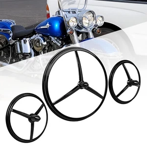 7'' Headlight 4-1/2'' Fog Light Trim For Harley Softail Sportster XL Road King - Picture 1 of 16
