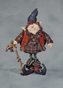 Cloth Folk Art Doll Pattern "Jangles" By Sparkles 'N' Spirit - Picture 1 of 2