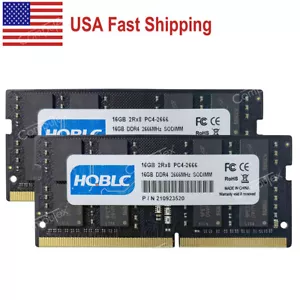 EE. UU. PC4-21300s PC4 RAM 2666V 32GB 2X16GB DDR4 Módulo 2666MHz 260p Memoria para Laptop - Imagen 1 de 5