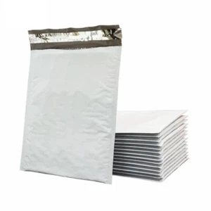 Lot of 500pcs Poly Bubble Mailer Self Padded Envelope Bag 4" x 9.5" for Packing - Picture 1 of 5