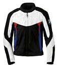 Mens Motorcycle Jackets Biker Racer Leather Motorbike Sports Protective Striped