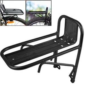 Bike Front Rack,Bicycle Front Shelf Luggage Rack Holder Carrier Aluminum Alloy - Picture 1 of 12