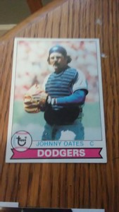 JOHNNY OATES 1979 TOPPS BASEBALL CARD LOS ANGELES DODGERS