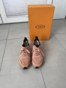 TOD'S Damenschuh "GOMMA RUN RAFFIA" Größe 38 Rosa Made in Italy - Bild 1 von 7
