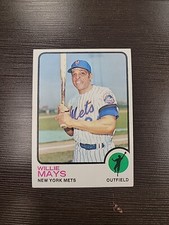1973 Topps Baseball Willie Mays Card #305 Vintage 