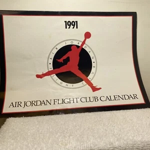 Vintage 1991 Michael Jordan Wheaties/Air Jordan Flight Club Calendar - Picture 1 of 2