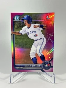 2022 Bowman Chrome 1st Martin Gimenez #BCP-97 Prospect Fuchsia Refractor /199 - Picture 1 of 2