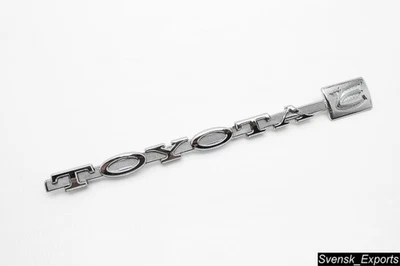 Toyota Celica 76-77 RA29 NICE Rear Trunk Hatch Chrome Emblem Lettering Logo Trim Foto 1 de 3