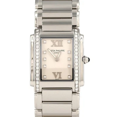 Auténtico cuarzo Patek Philippe TWENTY-4 D 10P 4910 10A-011 SS #260-006-736-... Foto 1 de 4