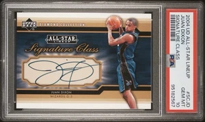 PSA 10 Juan Dixon 2004-05 Upper Deck All-Star Lineup Signature Class Auto POP 1 - Picture 1 of 3