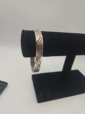 Vintage Sterling Silver 925 Bracelet - 7.5 Inch, 20.93 G - Image 1 of 4