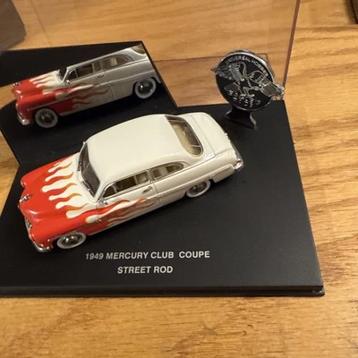 Eagle 1949 Mercury Club Coupe Street Rod White Universal Hobbies 1:43 Diecast - Image 1 of 4