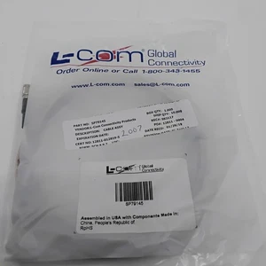 L-Com HF-Kabelkonfektion SP719167 Hochwertiger Koax Bnc Stecker auf TNC-Stecker - Bild 1 von 5