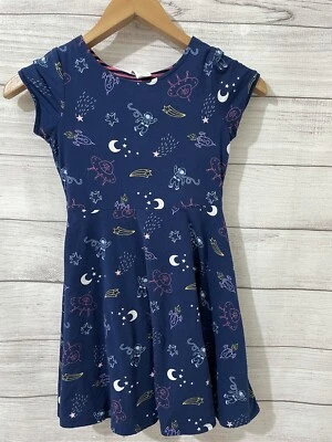 Young Land Kahn Lucas New York Girls Reversible Dress Size 7/8 Space Foto 1 de 2