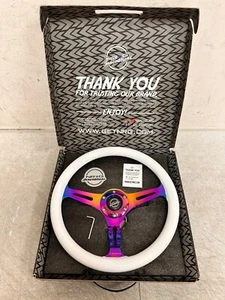 *RETURNED SALE* NRG (ST-015MC-WT) Classic Wood Grain Steering Wheel (350mm) - Picture 1 of 5