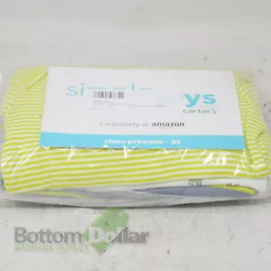 Simple Joys By Carter's Boy's 6Pc Little Character Sets Green/Grey Rhino (3-6M) - Picture 1 of 3