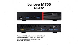 Lenovo ThinkCentre M700 Mini IntelCore i7-6th gen 2TB SSD 32GB RAM Windows 11 PC - Picture 1 of 1