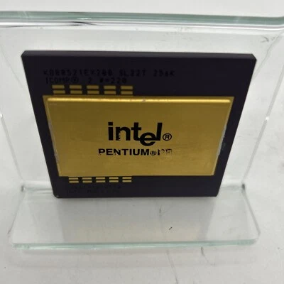 Intel Pentium Pro 200 MHz 256K Socket 8 CPU KB80521EX200 SL22V SL22T  SL254 - Image 1 of 4