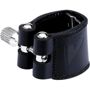 Vandoren Leather Alto Saxophone Ligature with Cap Soprano Sax with Plastic Cap - Picture 1 of 2