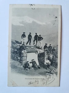 CPA 05 Une Cuisine de Chasseurs Alpins - Foto 1 di 2