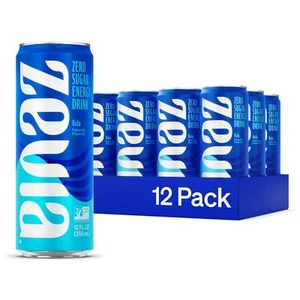 Zevia Zero Sugar Energy Drink Kola 12 oz Cans 12-Pack – Naturally Sweetened Z... - Picture 1 of 6