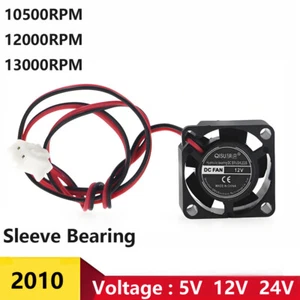 2010 DC Brushless Fan 5V 12V 24V Sleeve Bearing Silent Cooling Fan for Notebook - Photo 1/6