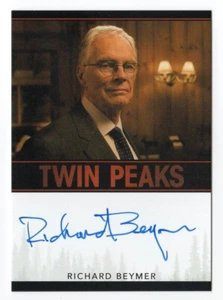 2019 Twin Peaks Archives Archive Box Autograph Richard Beymer as Benjamin Horne - Bild 1 von 3