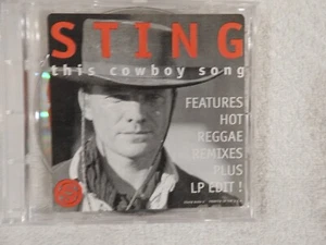 Sting "This Cowboy Song" BRAND NEW PROMO ONLY CD! NEVER PLAYED! SEE PHOTOS! - Picture 1 of 4
